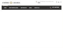 Tablet Screenshot of empirearabia.com